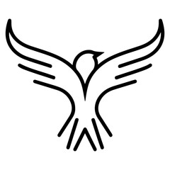 Obraz premium Bird Silhouette 