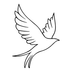 Obraz premium Bird Silhouette 