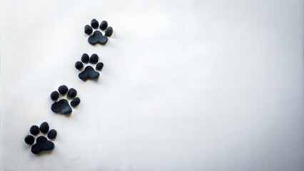 dog footprints 