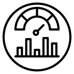 Key Performance Indicators icon vector image. Can be used for Business Performance.