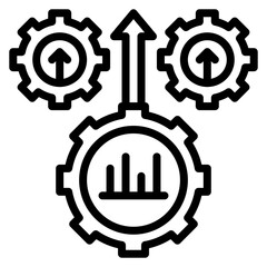 Operational Excellence icon vector image. Can be used for Business Performance.