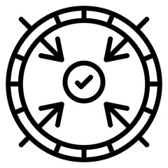 Action icon vector image. Can be used for Action Plan.