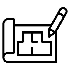 Architecture icon vector image. Can be used for Professional Services.