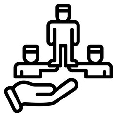 Obraz premium Inclusion icon vector image. Can be used for Organization.