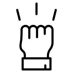 Empowerment icon vector image. Can be used for Social Justice.