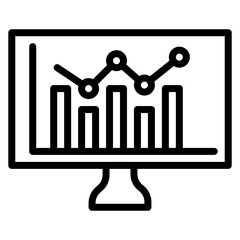 Data Analytics icon vector image. Can be used for Digital Disruption.