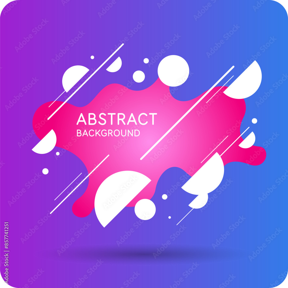 Poster background with abstract shapes. a template for design and creativity. the composition of the figure