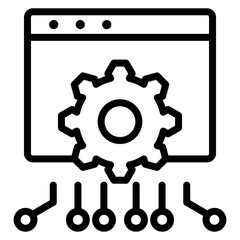 Load Testing icon vector image. Can be used for Software Testing.