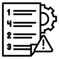 Risk Based Testing icon vector image. Can be used for Software Testing.