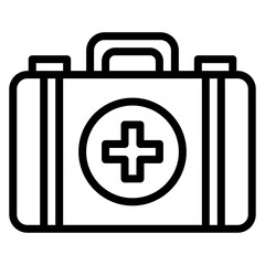 First Aid icon vector image. Can be used for Skin Burns.