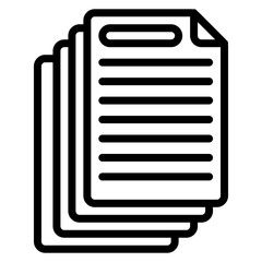 Document icon vector image. Can be used for Compilance and Regulation.