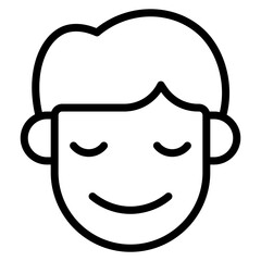 Humbled icon vector image. Can be used for Human Emotions.