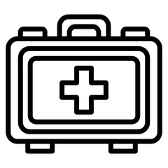 First Aid Kit icon vector image. Can be used for Marathon.