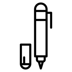 Drafting Pen icon vector image. Can be used for Engineer in Mechanics.