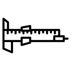 Calipers icon vector image. Can be used for Engineer in Mechanics.