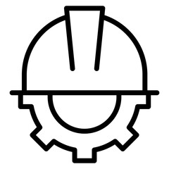 Engineer Hard Hat icon vector image. Can be used for Engineer in Mechanics.