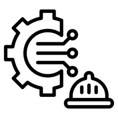 Engineer Logo icon vector image. Can be used for Engineer in Mechanics.