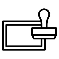 Obraz premium Ink Pad icon vector image. Can be used for Crafting.