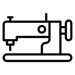 Sewing Machine icon vector image. Can be used for Crafting.