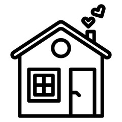 Dream Home icon vector image. Can be used for Retirement.
