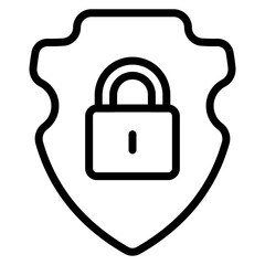 Secure Badge icon vector image. Can be used for Information Security.