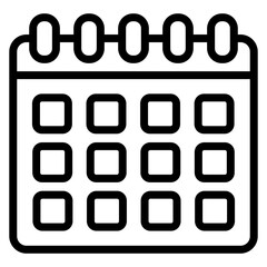 Date Calendar icon vector image. Can be used for Dating App.