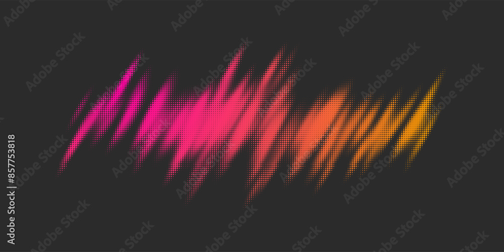 Poster abstract background with dynamic lines. vector illustration in flat minimalistic style