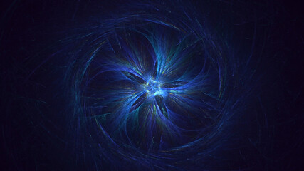 Naklejka premium 3D manual rendering abstract circle light background. Its not AI Generatd illustration.