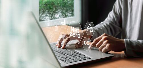 Carbon neutral is the 2050 net zero carbon dioxide emissions state.	