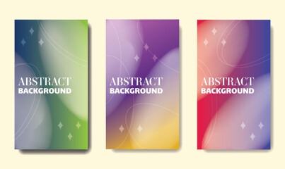 Fototapeta premium Abstract gradient and blur background in purple ,red, green,yellow, and white tones perfect for digital design.