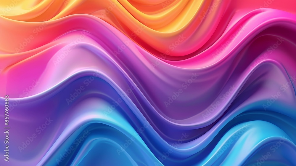 Poster gradient backgrounds colorful: a 3d illustration showcasing colorful gradient backgrounds