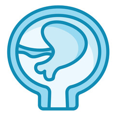 Obraz premium Placenta Icon