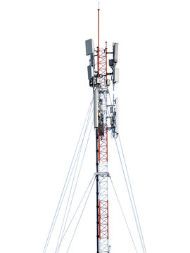 5G tower isolated 