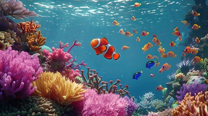 Fototapeta premium Underwater Wonderland