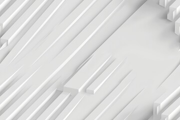 Fototapeta premium White Minimalist Abstract Background created with Generative AI