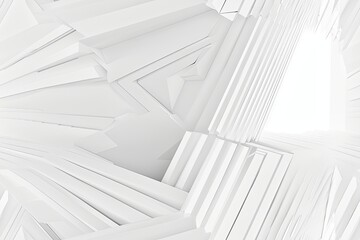Obraz premium White Minimalist Abstract Background created with Generative AI