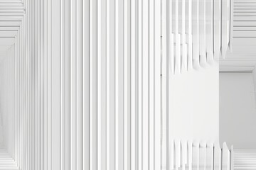 Fototapeta premium White Minimalist Abstract Background created with Generative AI