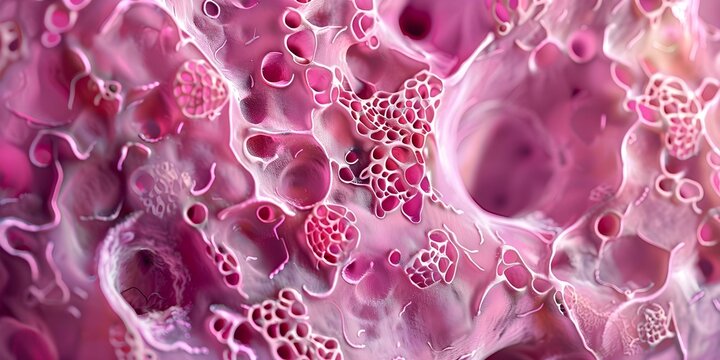 Basal mucosa of human epithelial cells made of squamous cells. Concept The basal mucosa of human epithelial cells consists of squamous cells