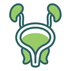 Fototapeta premium Prostate Icon