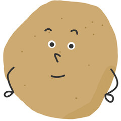 귀여운 감자 캐릭터