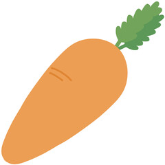주황색 당근 일러스트