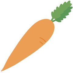 주황색 당근 일러스트