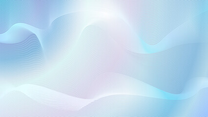 Stripe lines wavy abstract soft color background vector