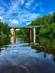 bridge over lake