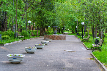 Moscow. City bustle. Nature.
