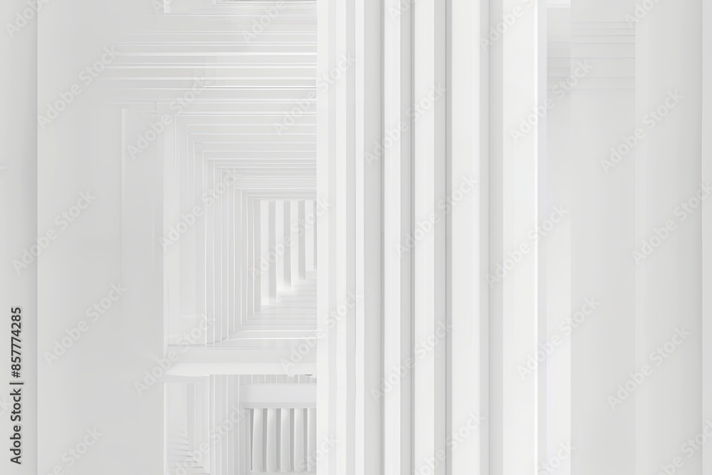 Poster white minimalist abstract background created with generative ai