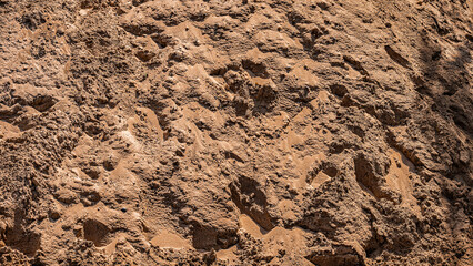 Texture of pile of sand as natural background.