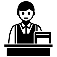 person with briefcase