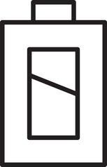 Battery Line Icon
