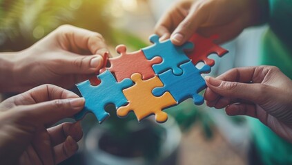 Connecting Puzzle Pieces: A Visual Representation of Teamwork